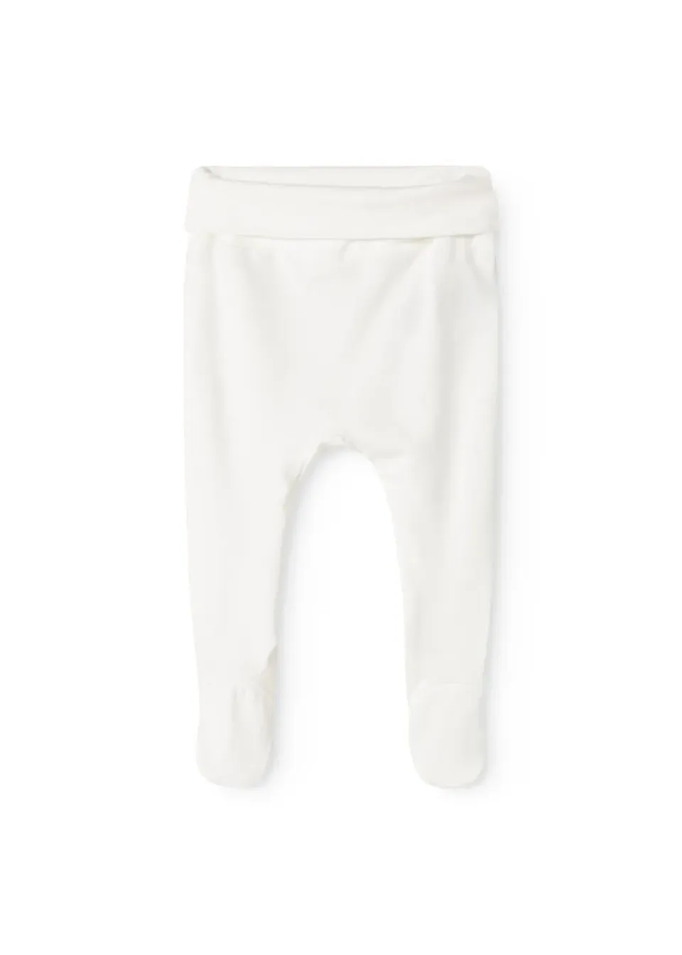 MarMar Pixa bukser med fødder Gentle White modal