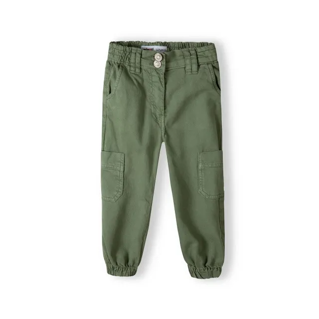 Minoti 38831 cargobukser khaki bomuld løs