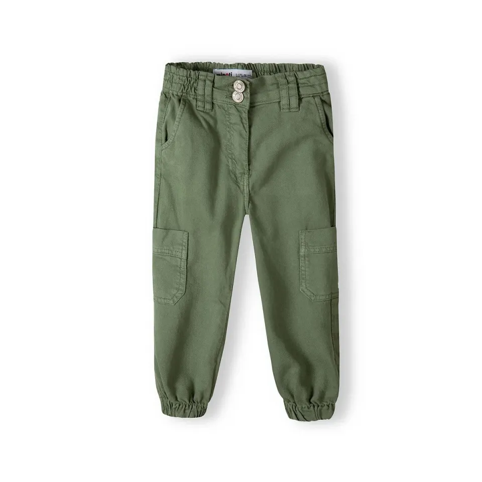 Minoti 38831 cargobukser khaki bomuld løs