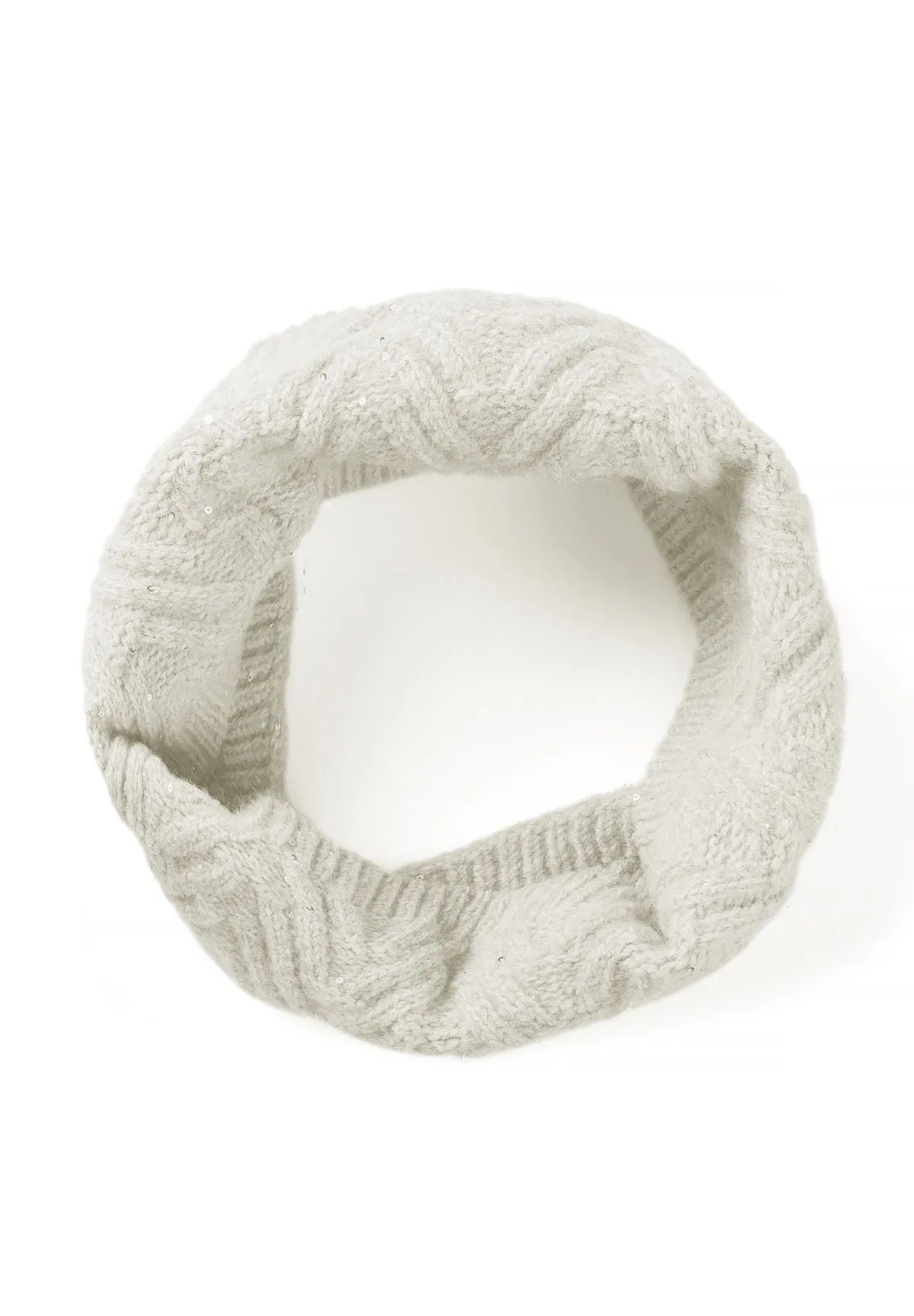 Minoti 45914 huesæt med loop beige pailletter