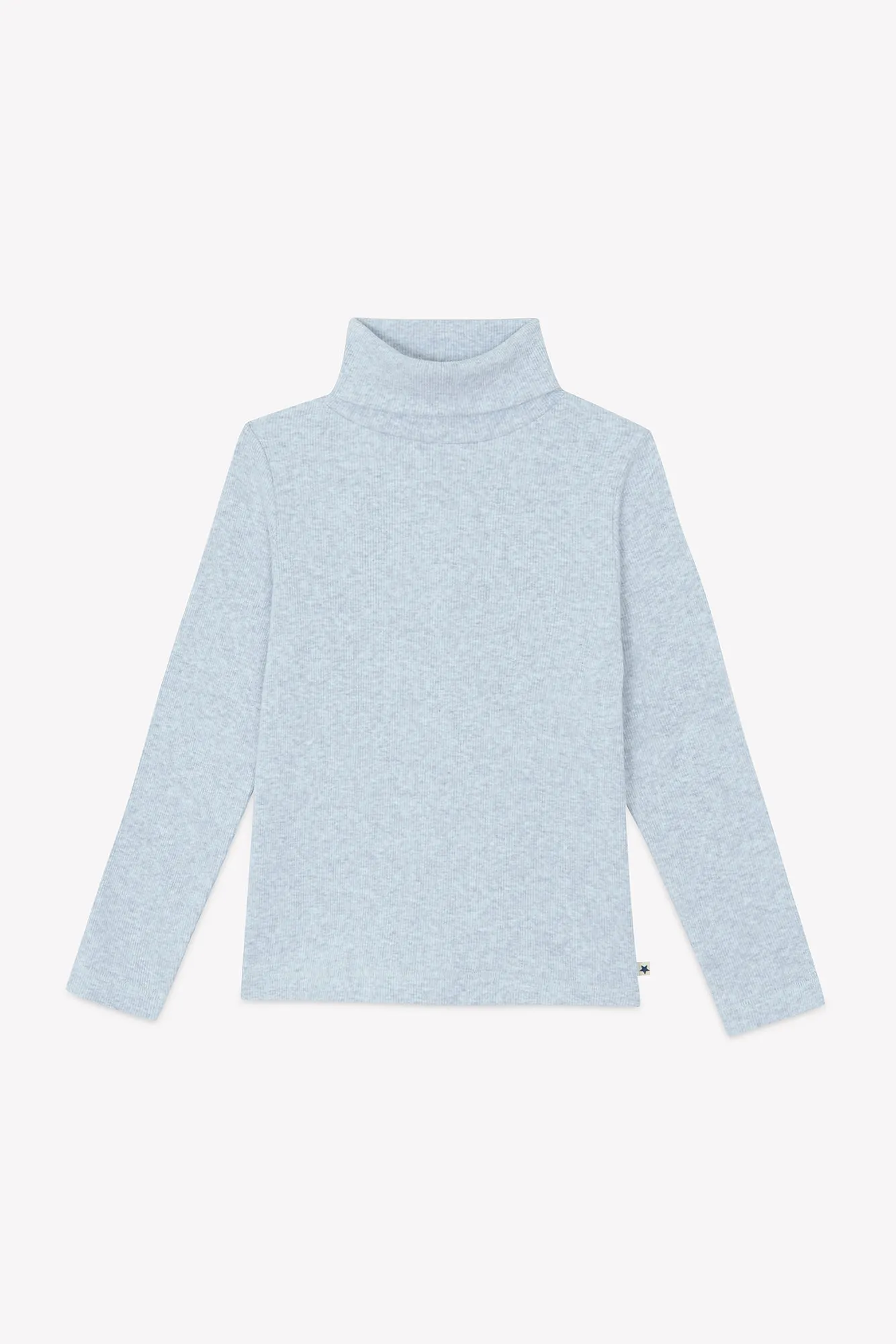 Bonton Titou rullekravebluse grå bomuld