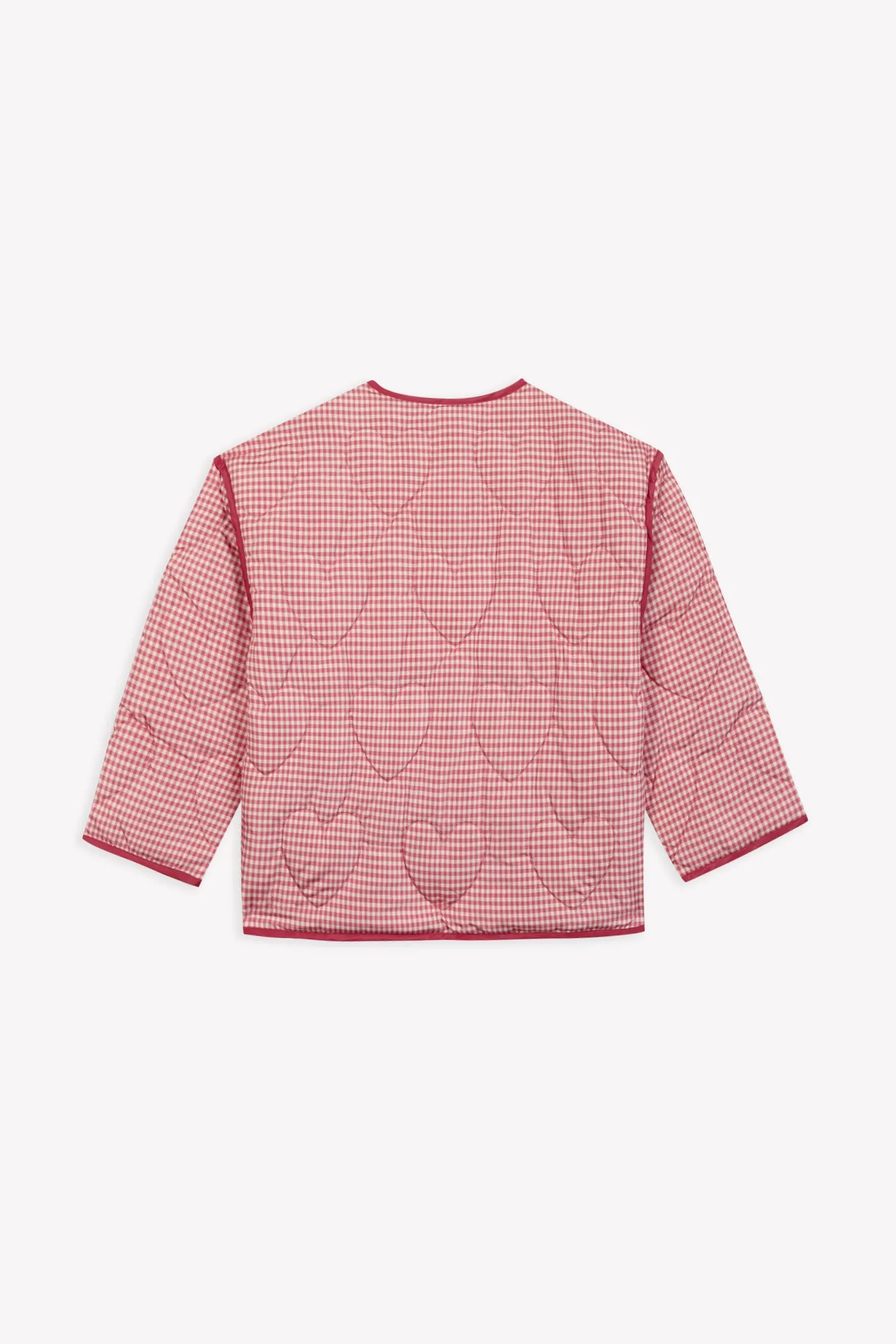 Bonton Prunette Vichy Rose jakke rosa ternet