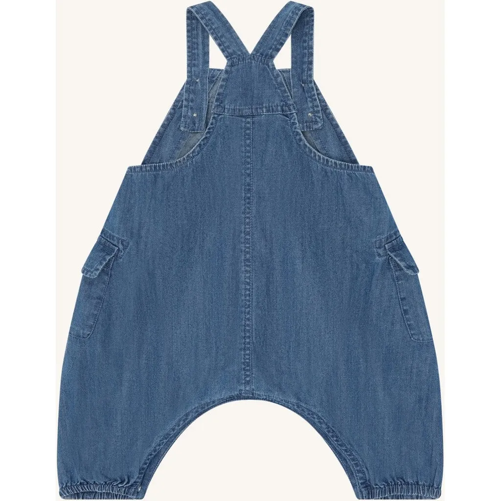 Hust & Claire Maks buksedragt Blue Denim bomuld