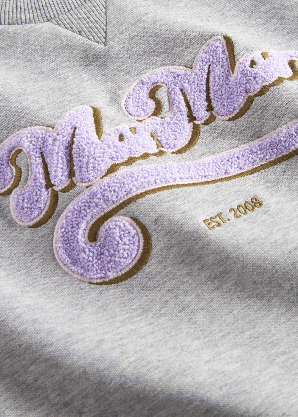 MarMar Theos Bluse Lavender Logo sweatshirt