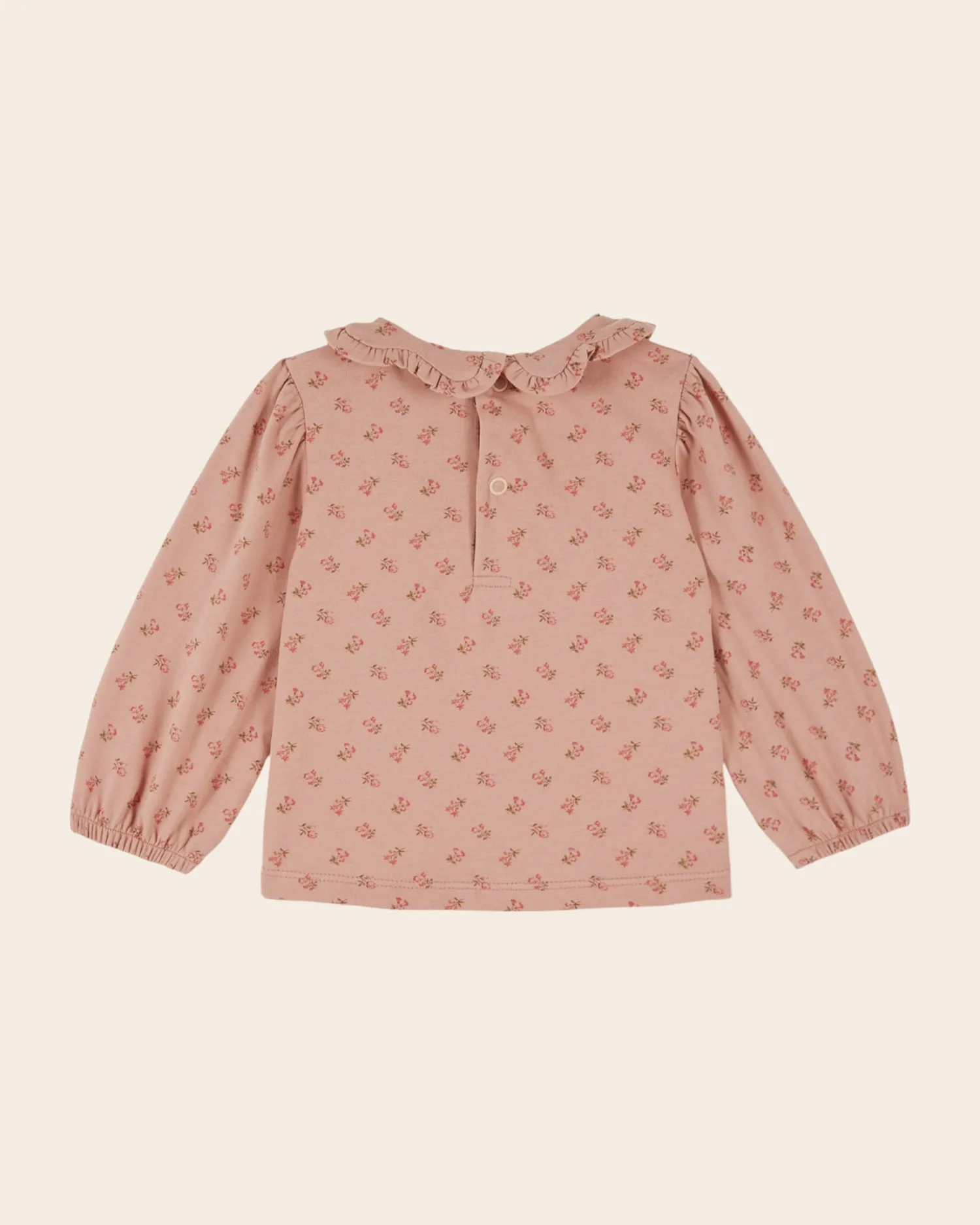 Emile et Ida Marjolaine bluse rosa blomstret