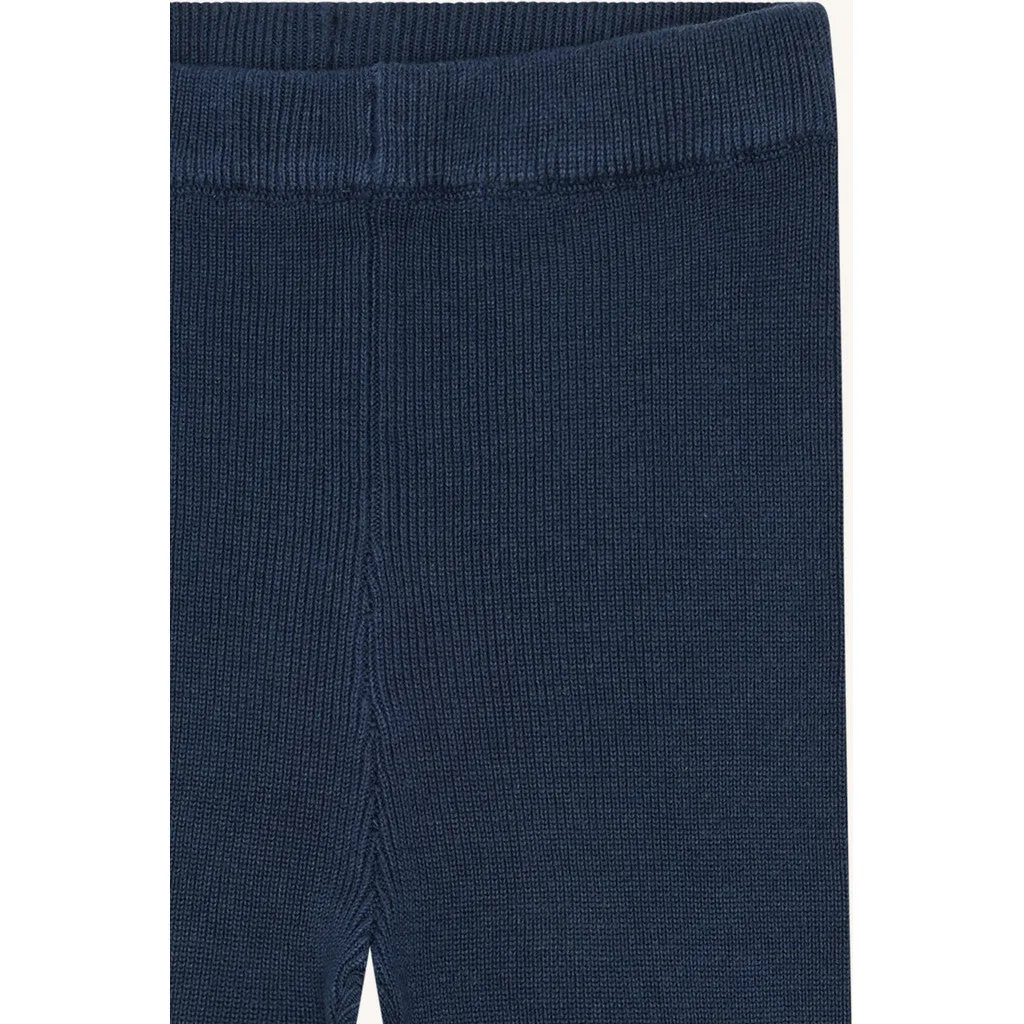 Hust & Claire Lui Knit Rib leggings Blues bambus