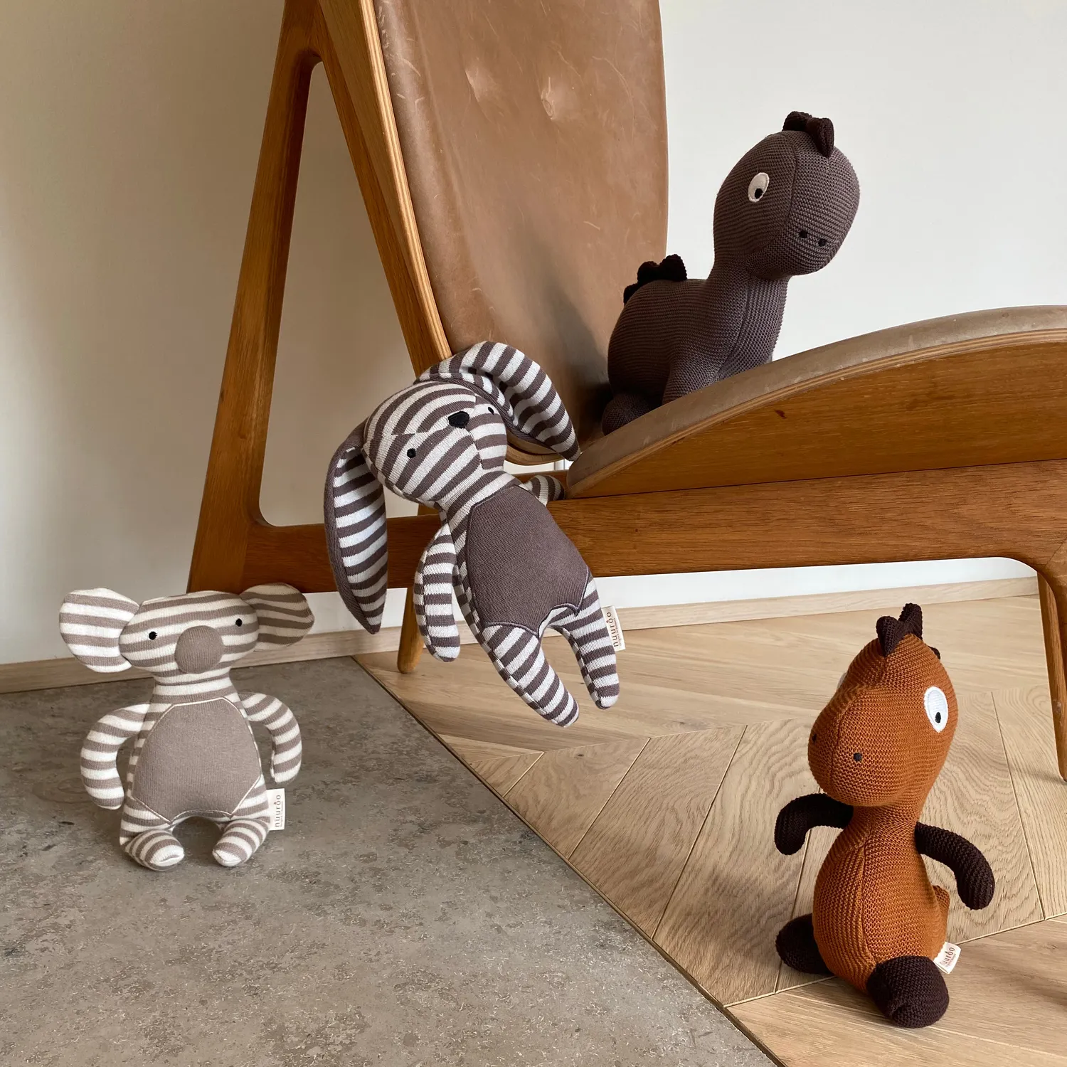 nuuroo Lily bamse Cobblestone økologisk bomuld