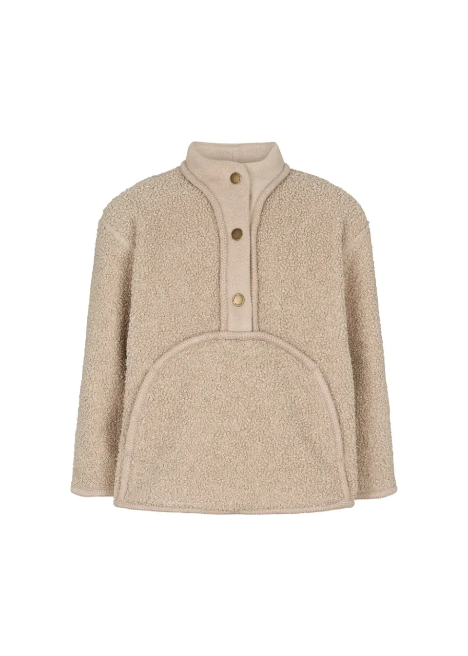 MarMar Joy teddyanorak Oyster Grey 1-12 år fleece