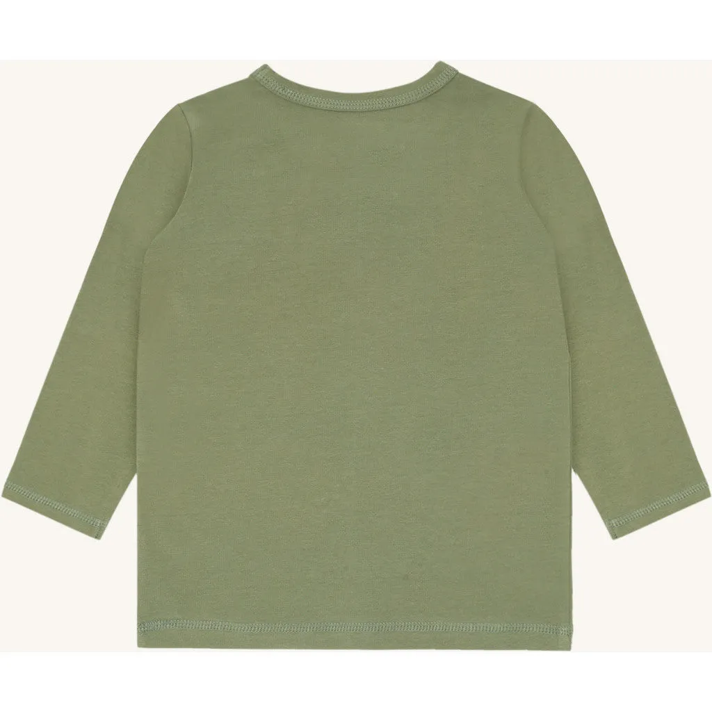Hust & Claire August bluse lysegrøn langærmet øko