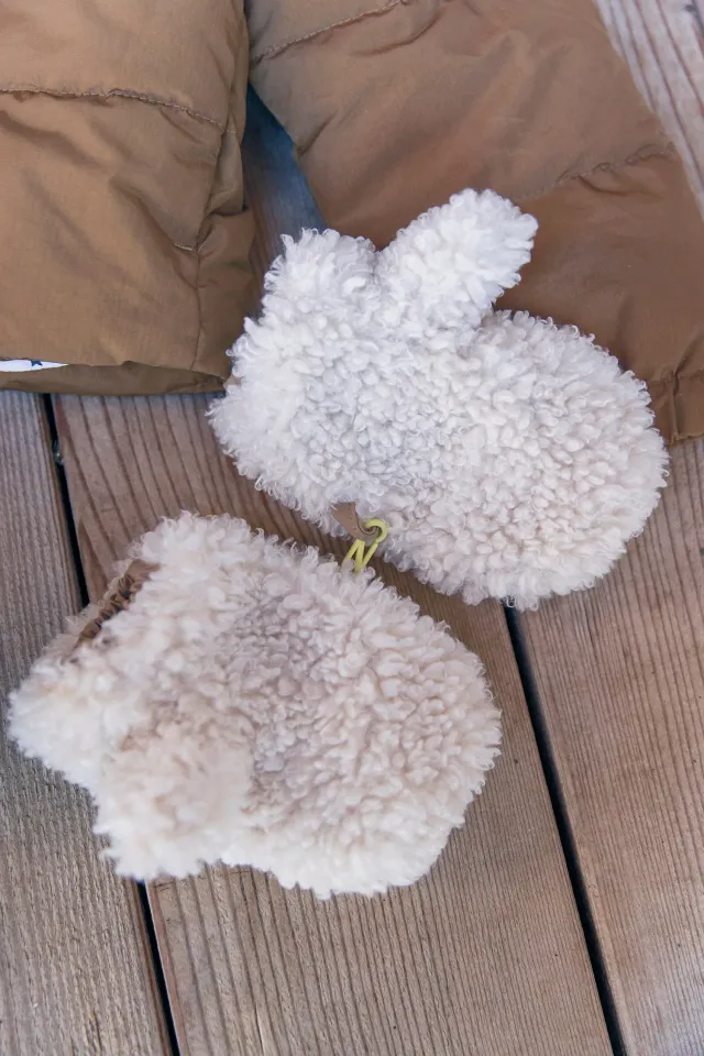Bonton Moon Sherpa Mouton luffer hvid varm