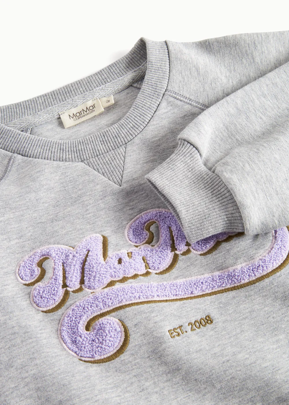 MarMar Theos Bluse Lavender Logo sweatshirt