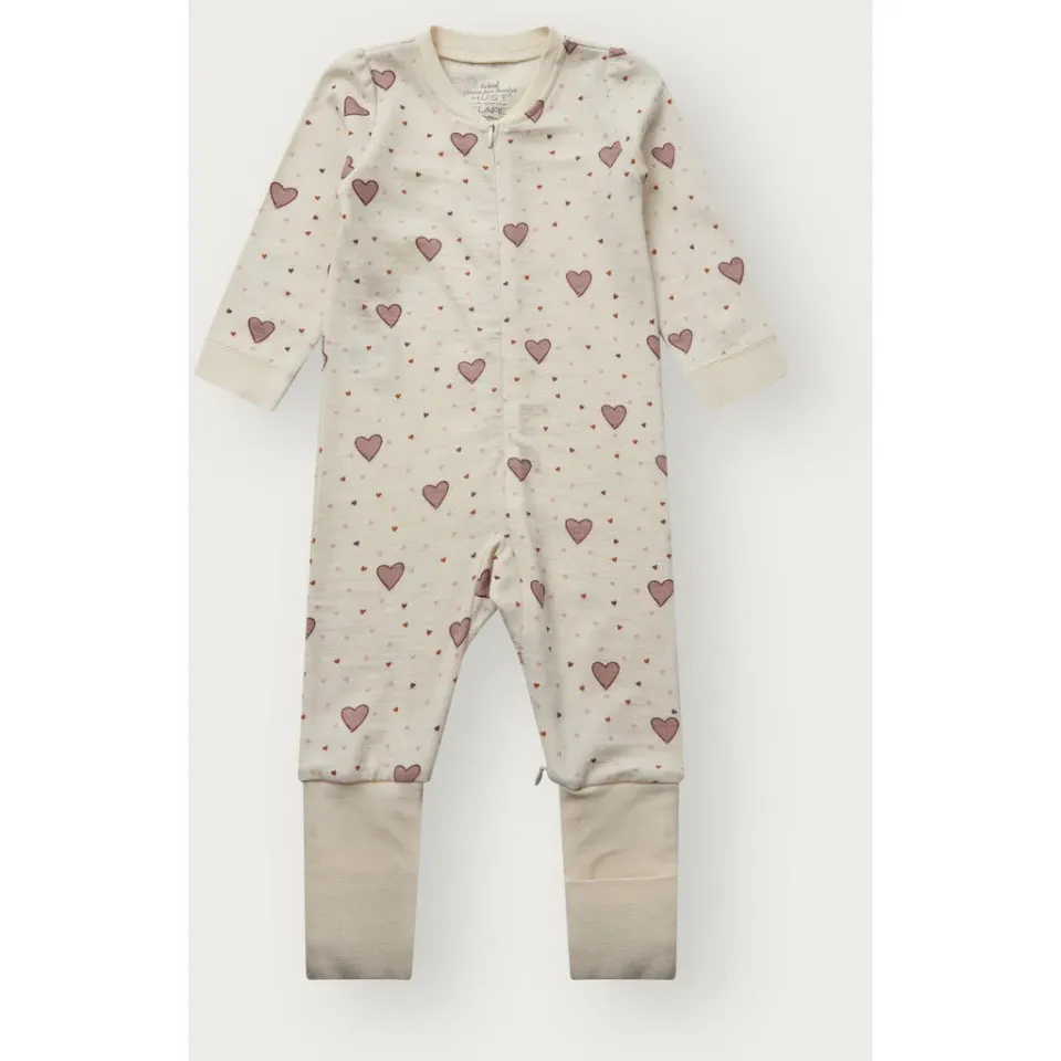 Hust & Claire Manu Hearts Puff natdragt Off White