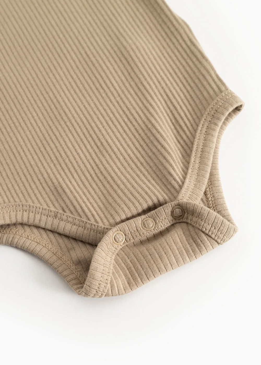 MarMar Body LS bodystocking Muddy modal rib