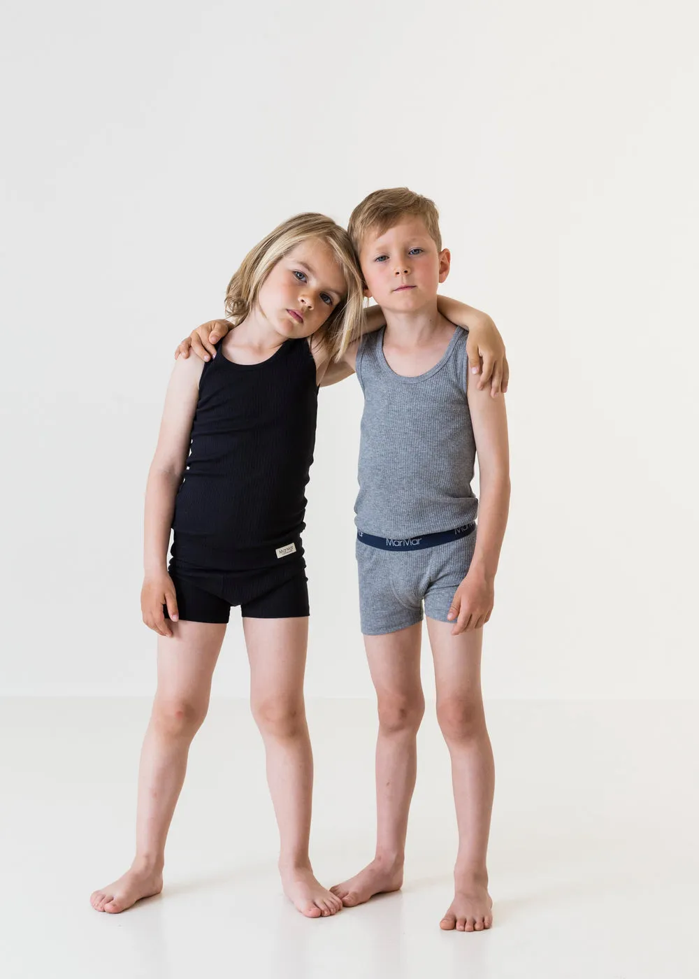 MarMar Boxers 2-pack underbukser Black økologisk
