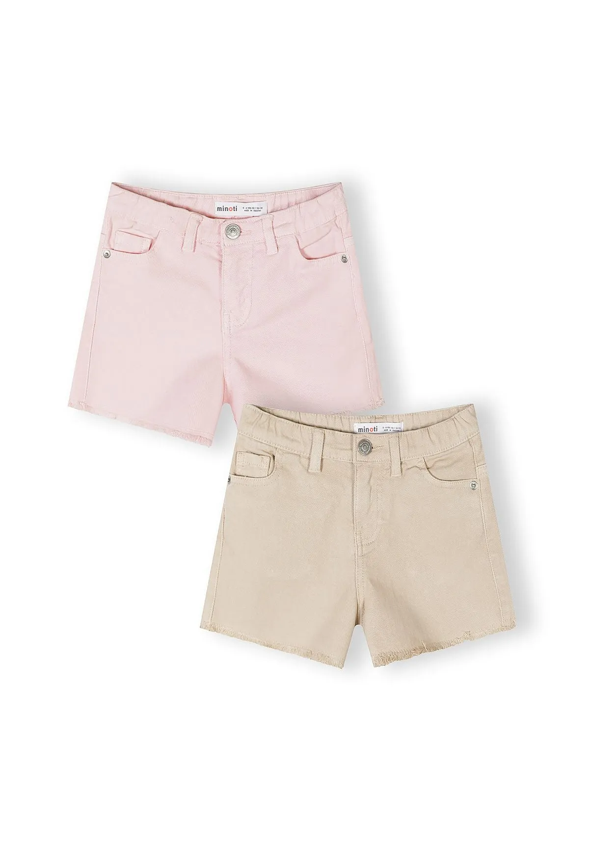 Minoti 44924 shorts rosa 2-pak til piger