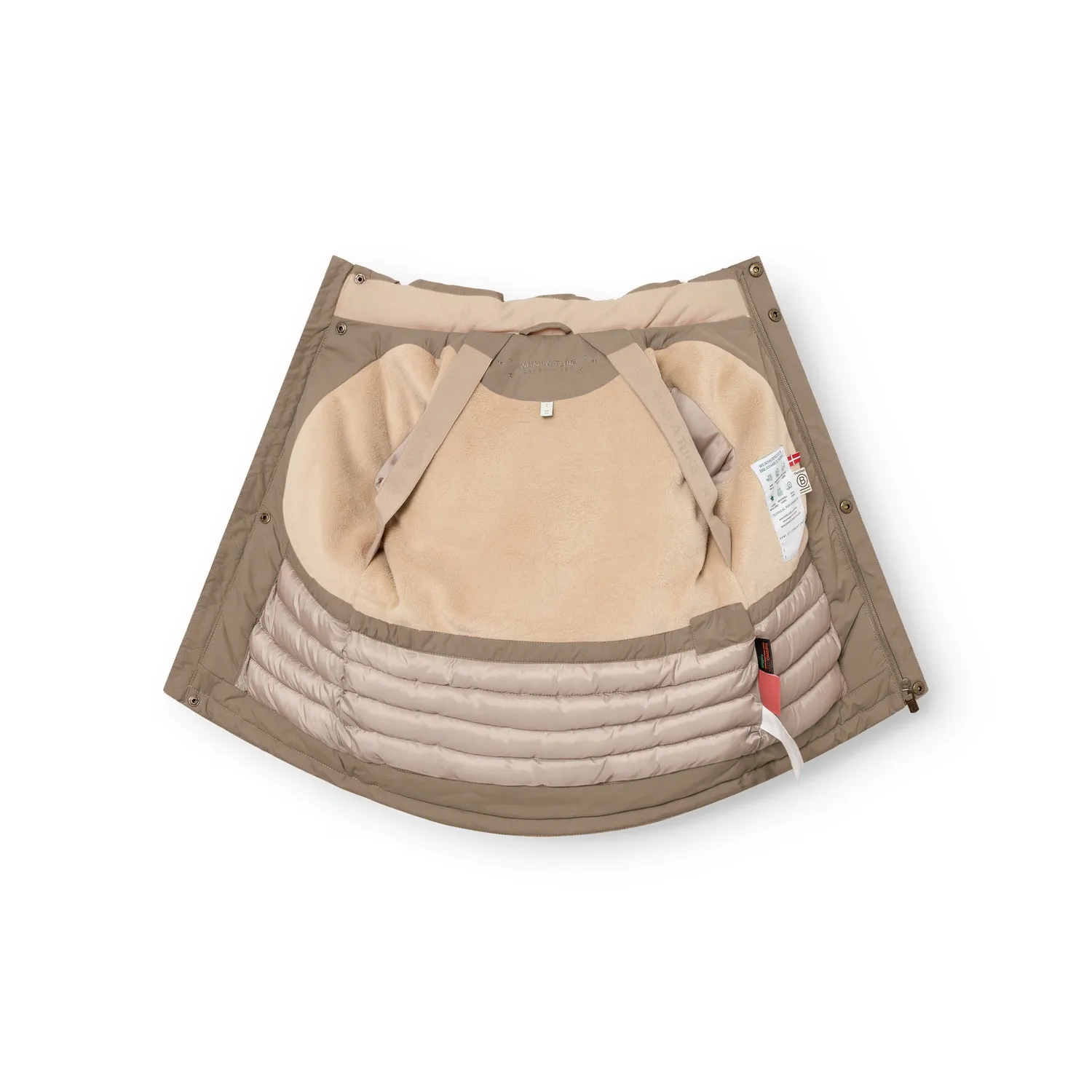 MINI A TURE Kastorio vinterjakke Grey brown -25°
