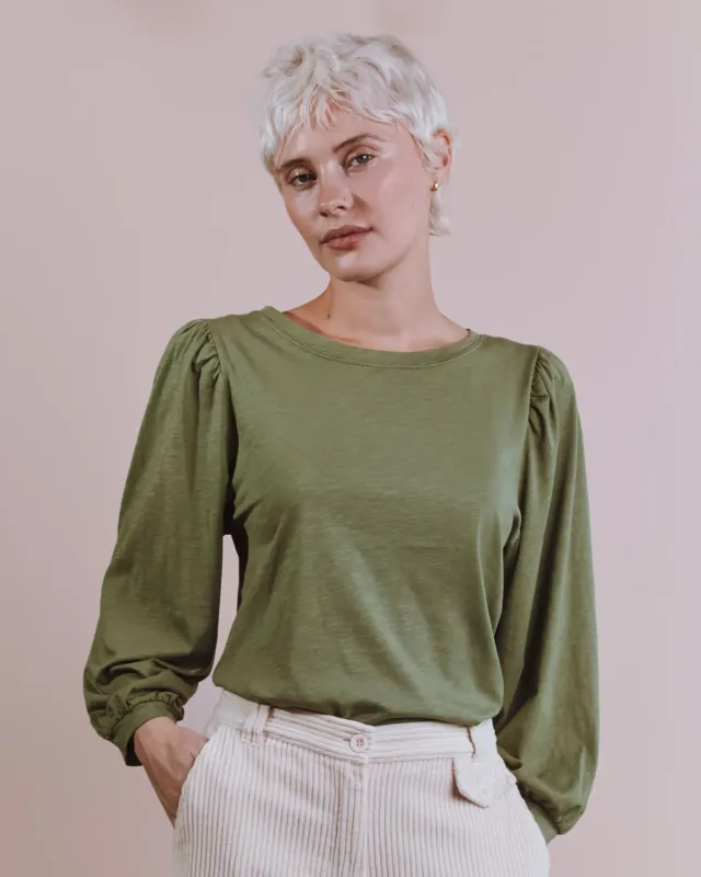 Emile et Ida Ecayda t-shirt grøn økobomuld