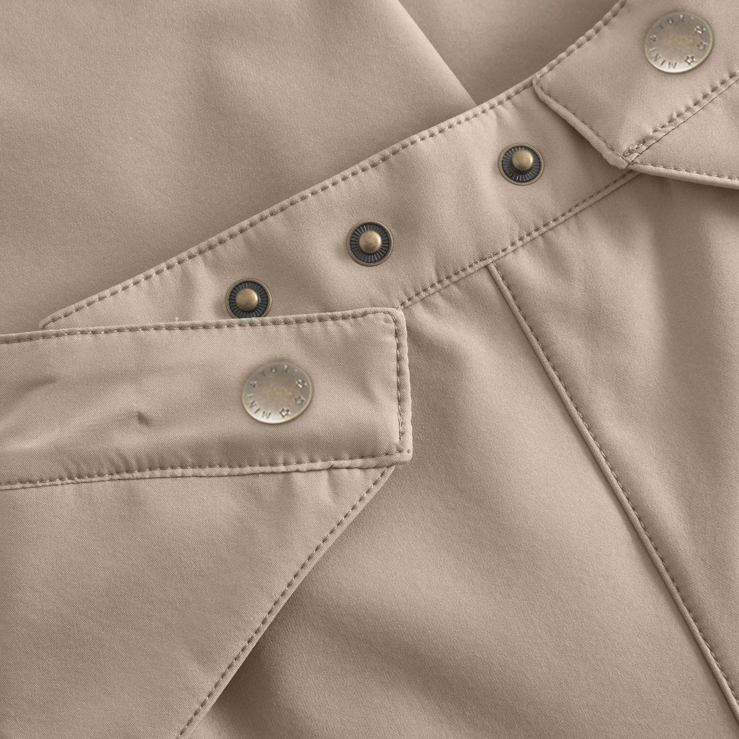 MINI A TURE Mataiano softshell bukser Grey Brown vandtæt