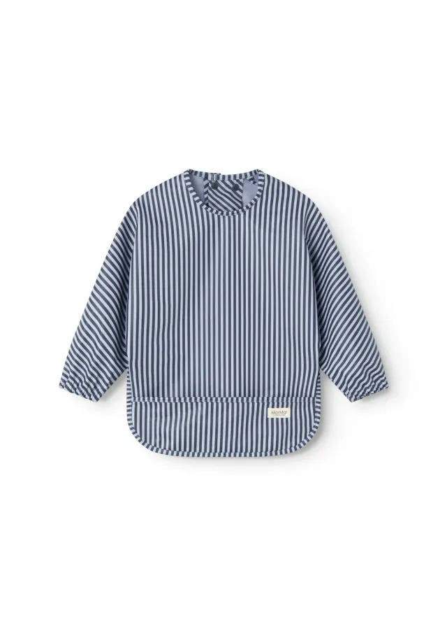 MarMar Apron LS spiseforklæde Blue Stripes vandafvisende