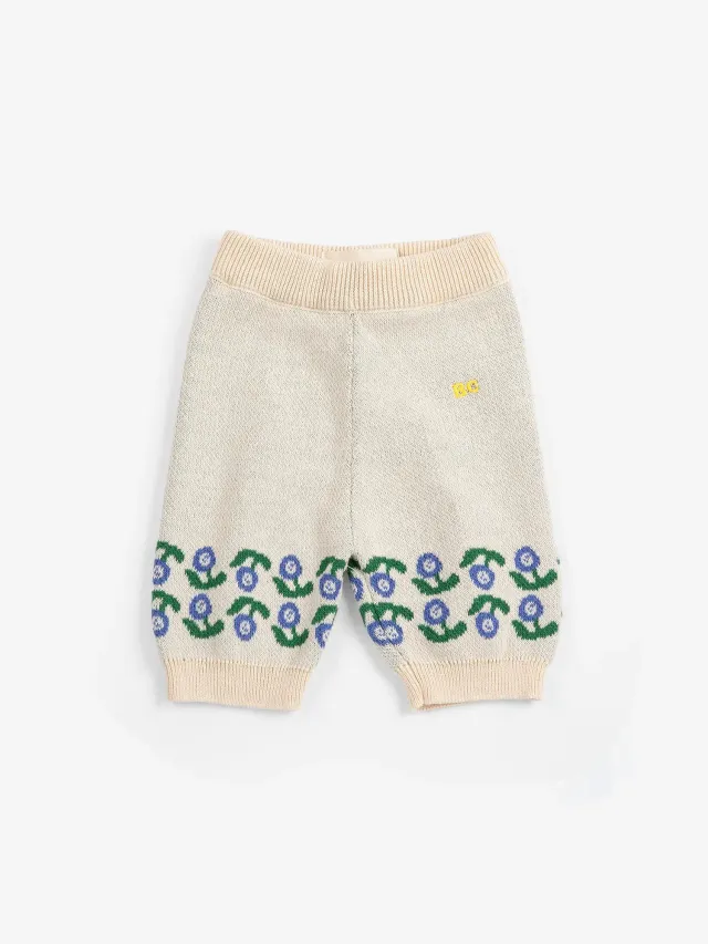 Bobo Choses Stamp Bloom strikbukser offwhite 1 mdr