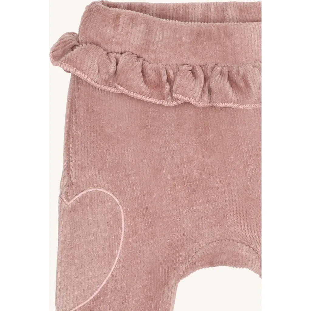 Hust & Claire Gabe Soft bukser Adobe Rose bomuld