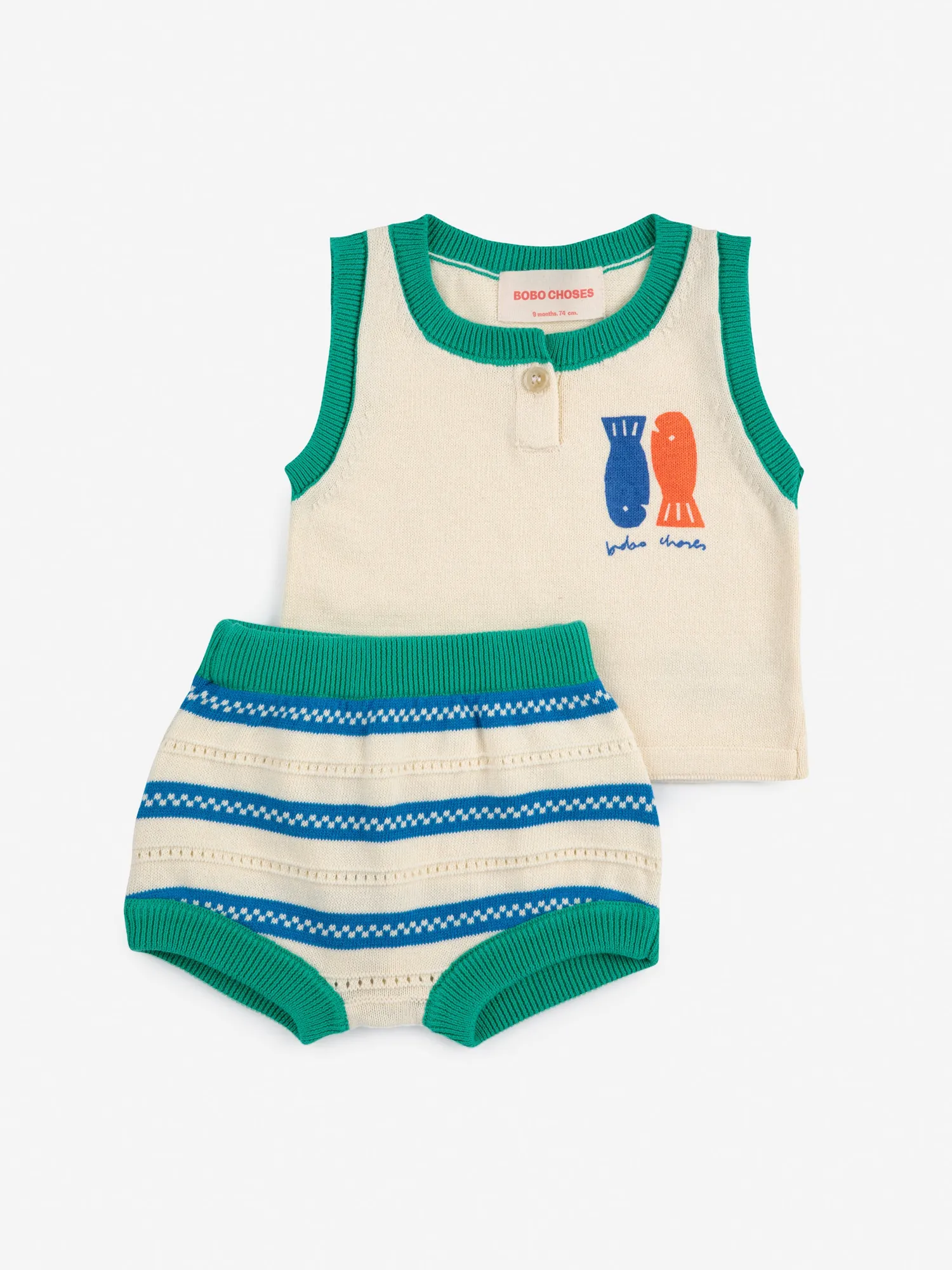 Bobo Choses 125AB106 babytøj 9 mdr bomuld