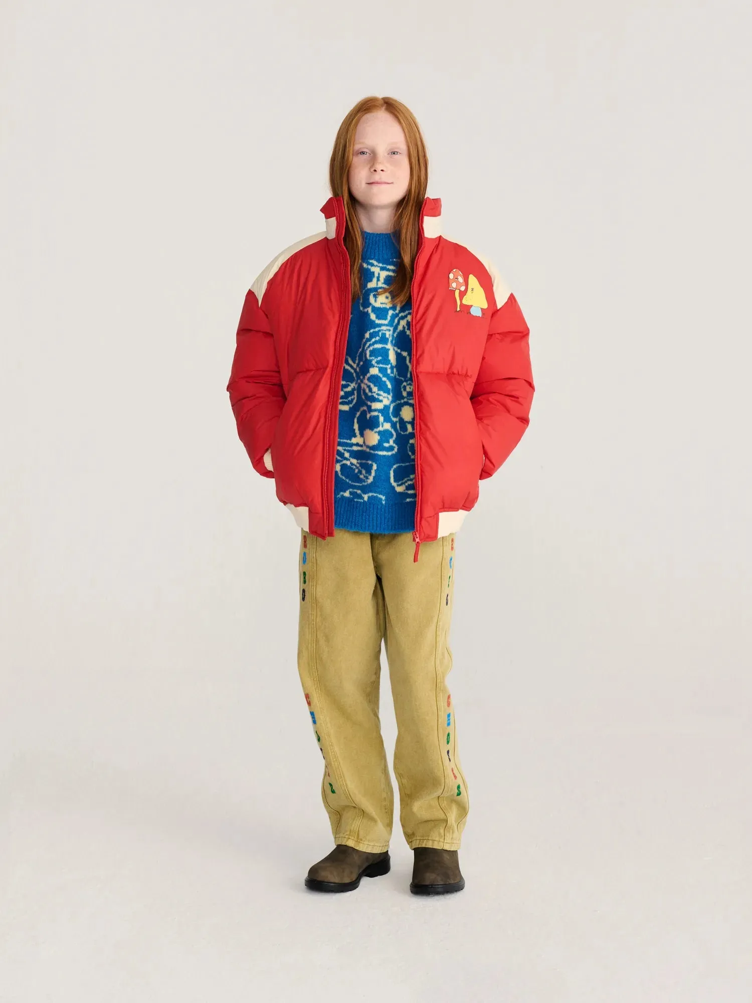 Bobo Choses Mush Monster anorak børnejakke rød 2-13 år