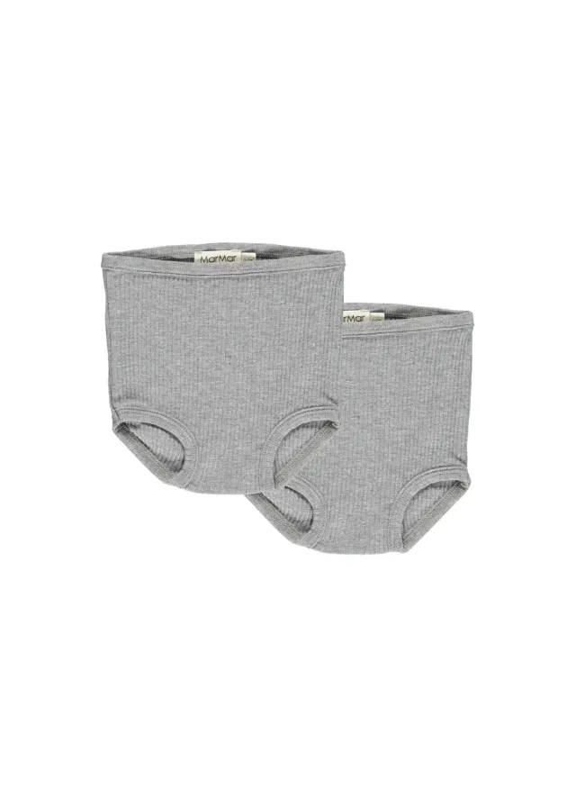 MarMar Baby Underpants Underbukser Grey 2-pak