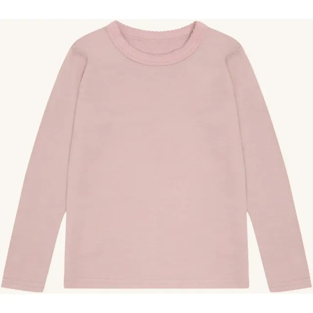 Hust & Claire HCAbba bluse Dusty Rose uld bambus