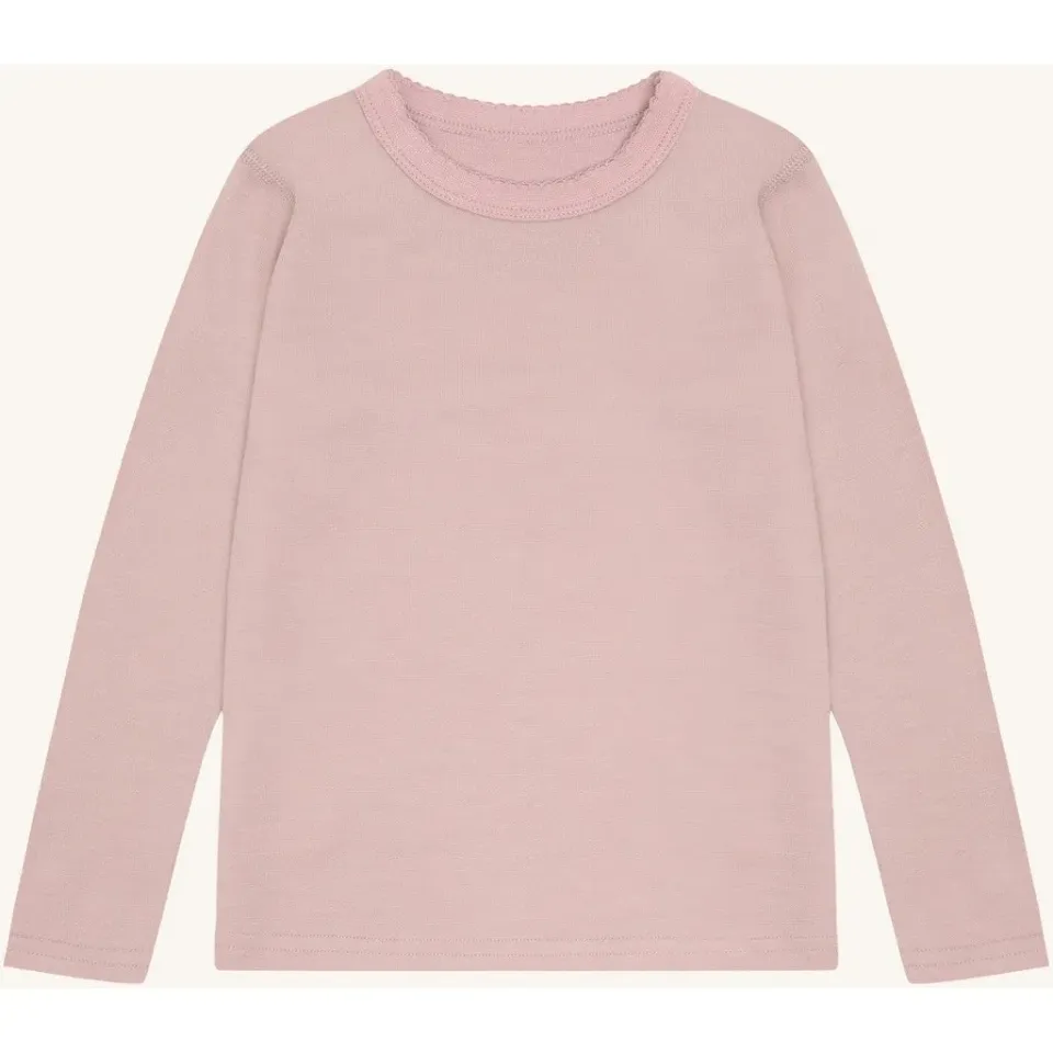 Hust & Claire HCAbba bluse Dusty Rose uld bambus