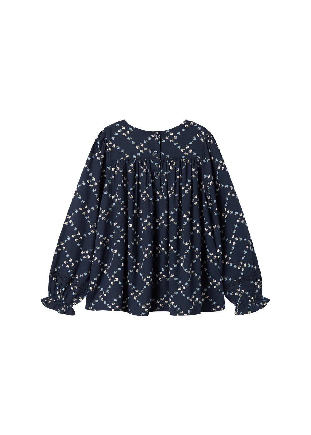 MarMar Tuka LS bluse French Flower viskose blomst