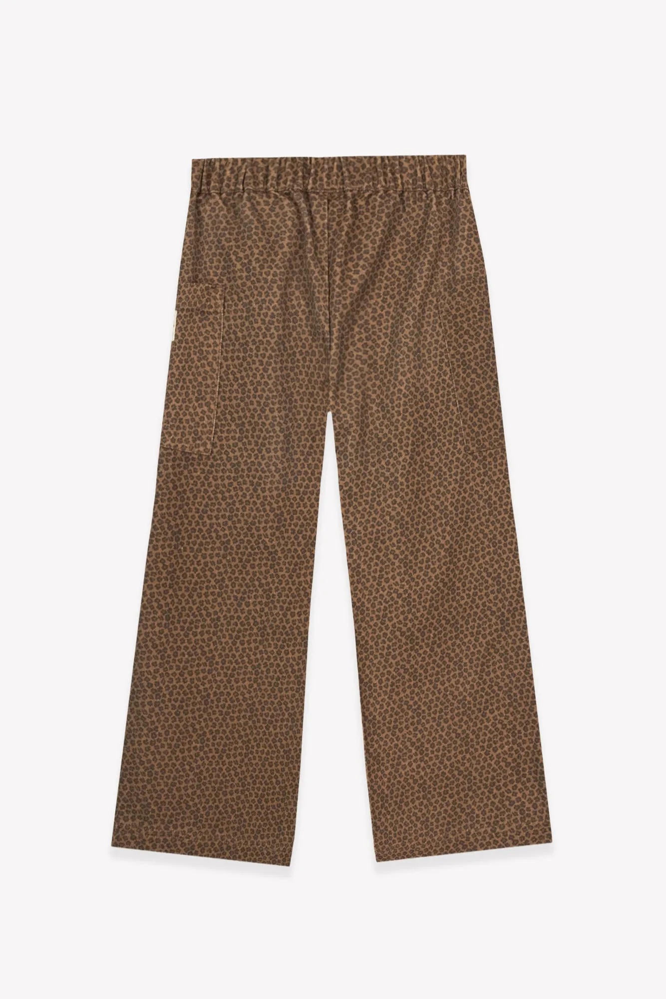 Bonton Lauren Leopard bukser bomuld med elastiktalje