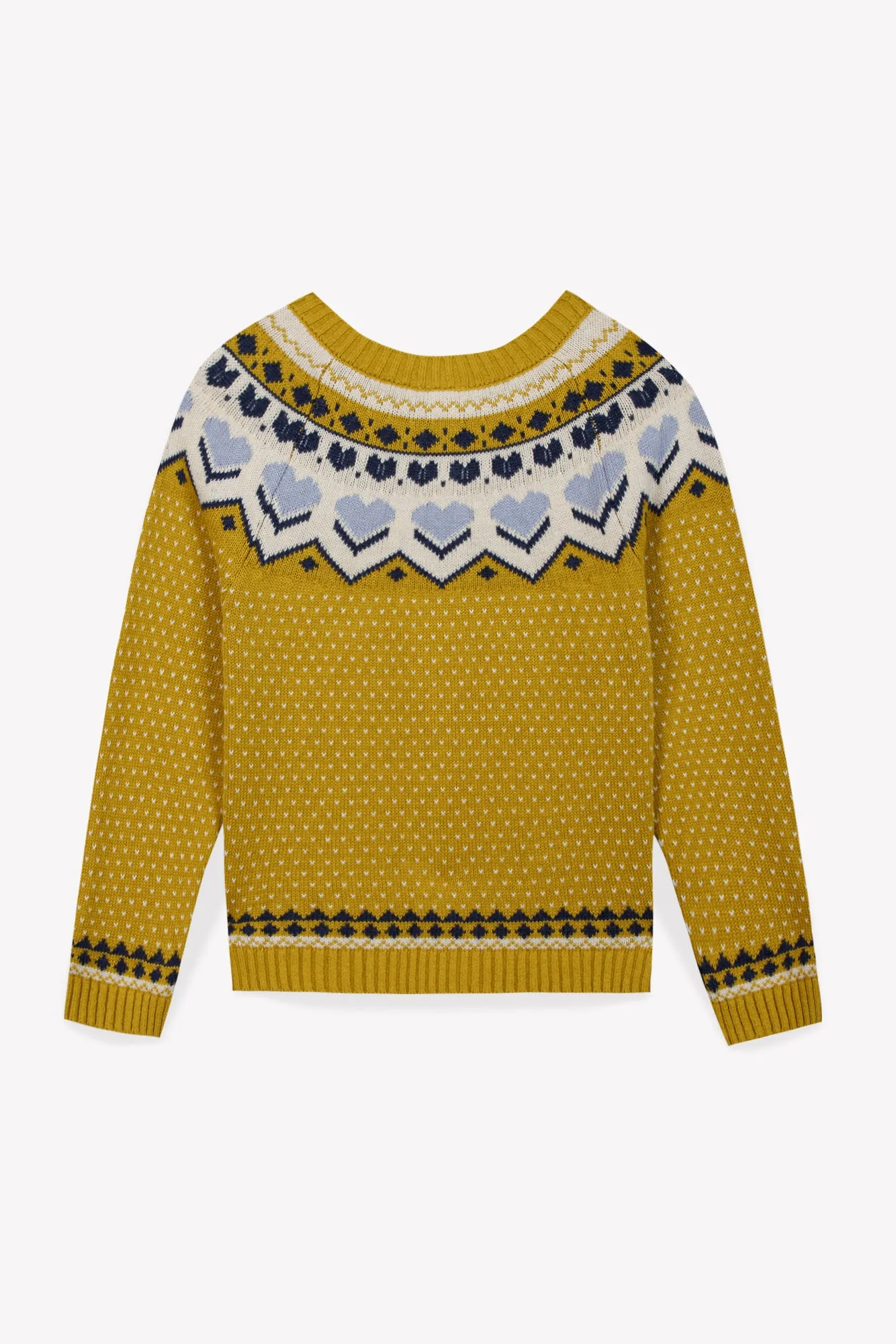 Bonton Mythic French Fries cardigan hjerter bomuld