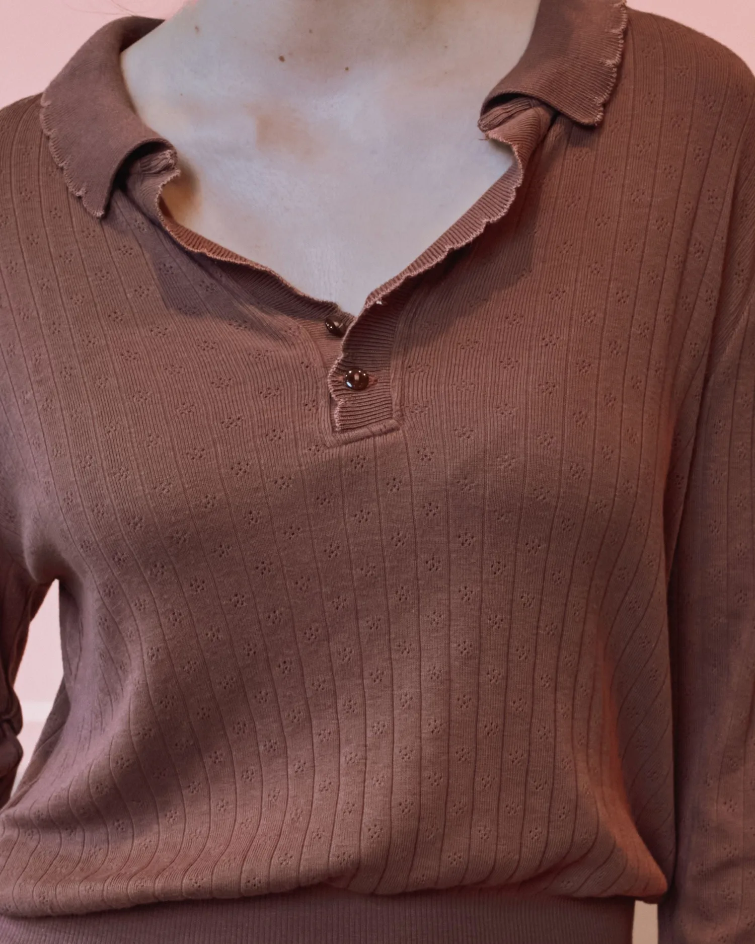 Emile et Ida Erano langærmet t-shirt violine