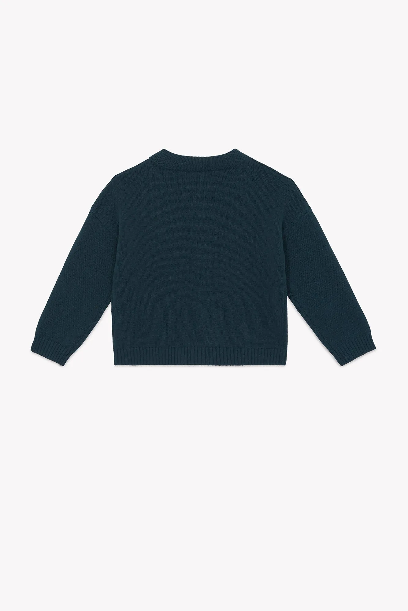 Bonton Lucien cardigan blue lake bomuld