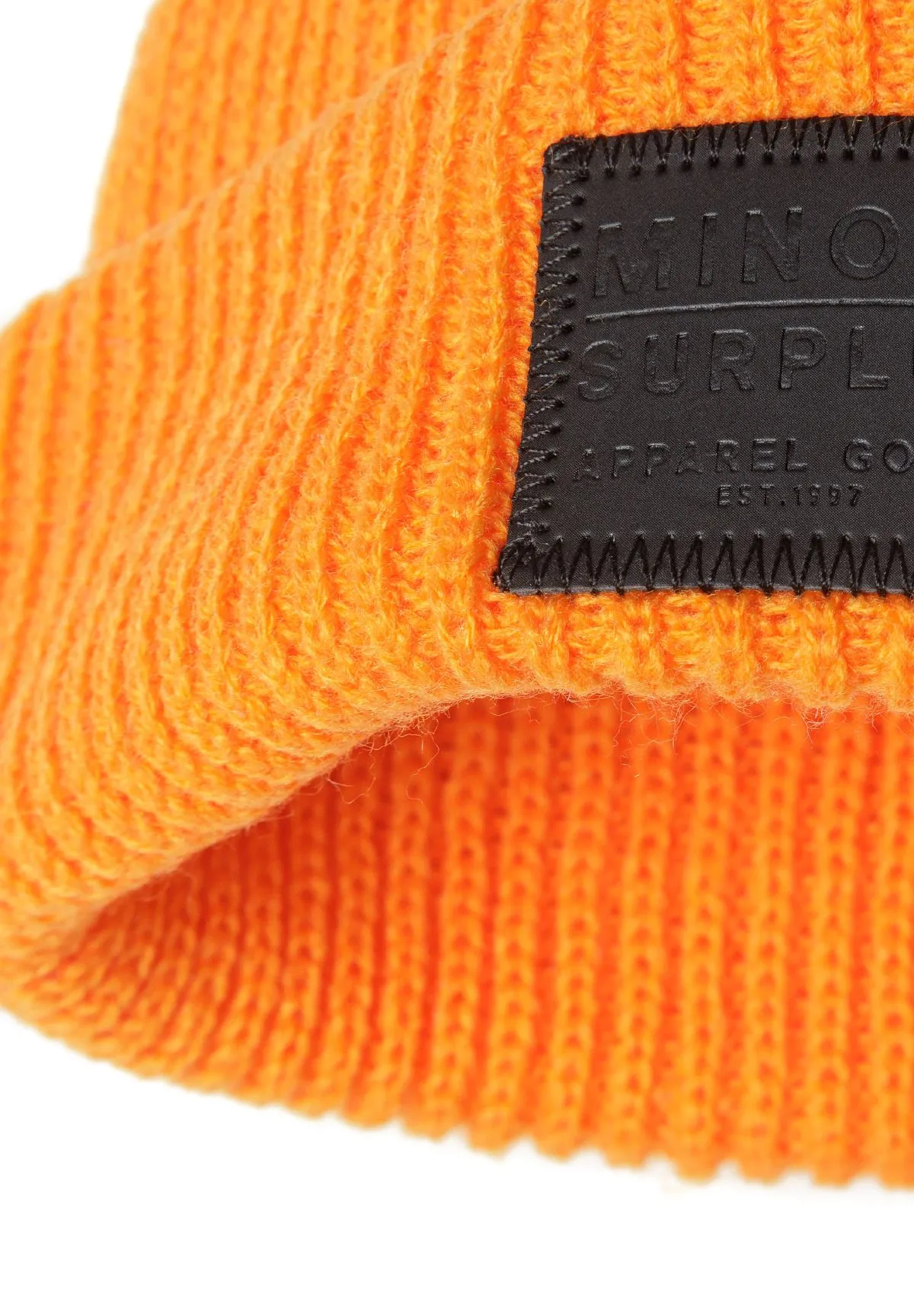 Minoti 41592 hue 2-pak orange grå ribstrik