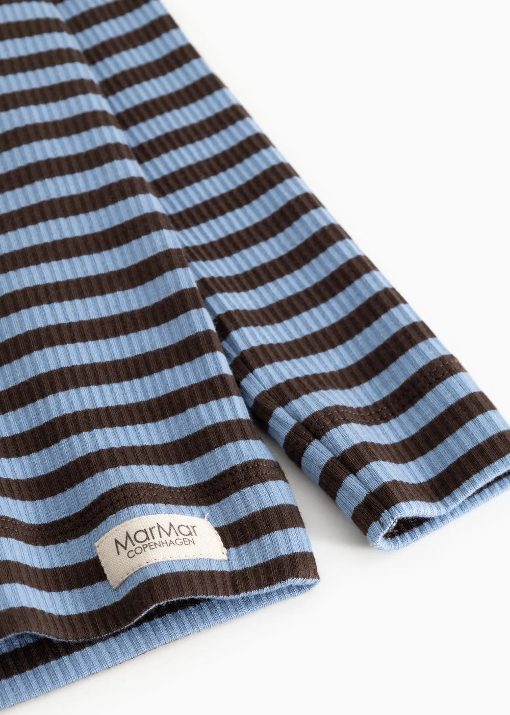 MarMar Plain Tee LS t-shirt Blue Heaven Stripe