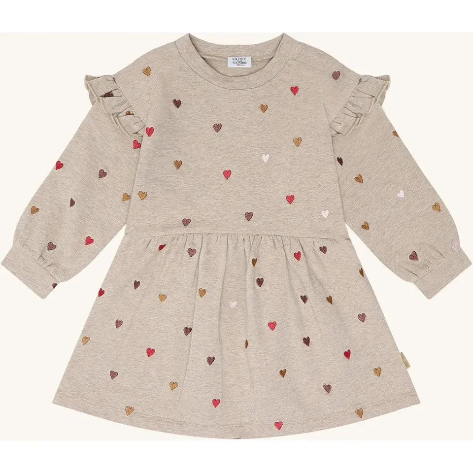 Hust & Claire Donna Heartbeat kjole biscuit blomstret