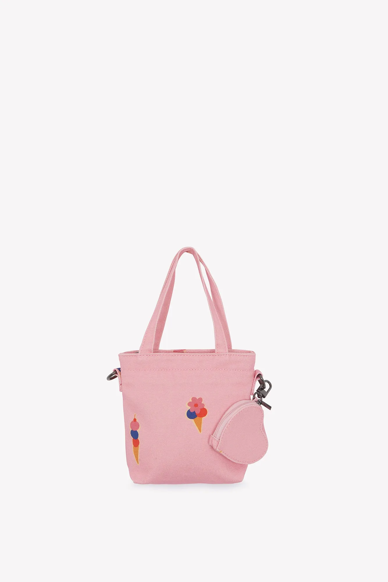 Bonton Chloé Rose Gelato skuldertaske is-print + hjerte