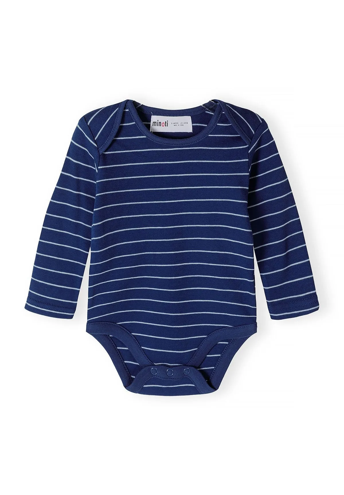Minoti baby bodys langærmet print 7-pak