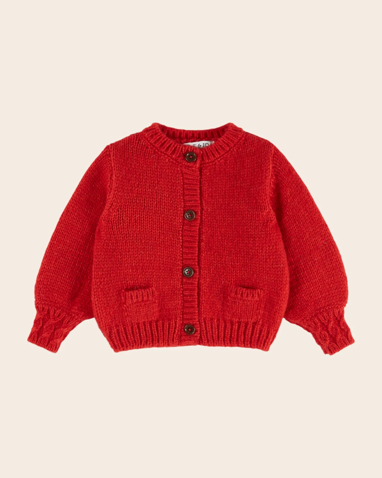 Emile et Ida Ultra doux cardigan rød uld