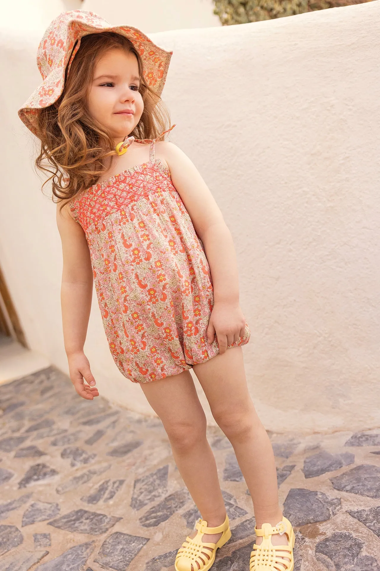 Bonton Calina Fleur Vintage buksedragt rosa
