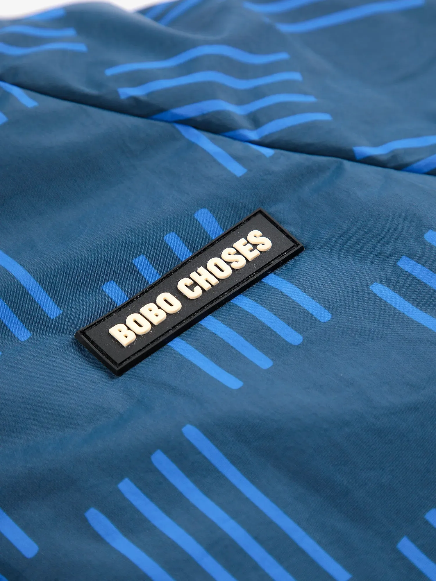 Bobo Choses Almost Moiré anorak navy 2-3Y vendbar