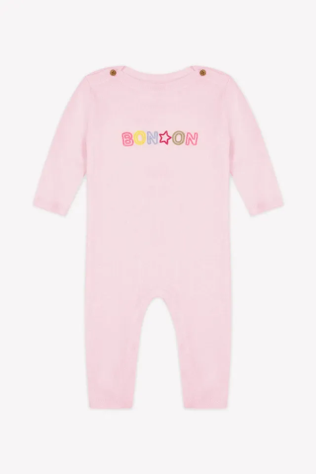 Bonton Cachcombi Rose Baby Cachemire heldragt