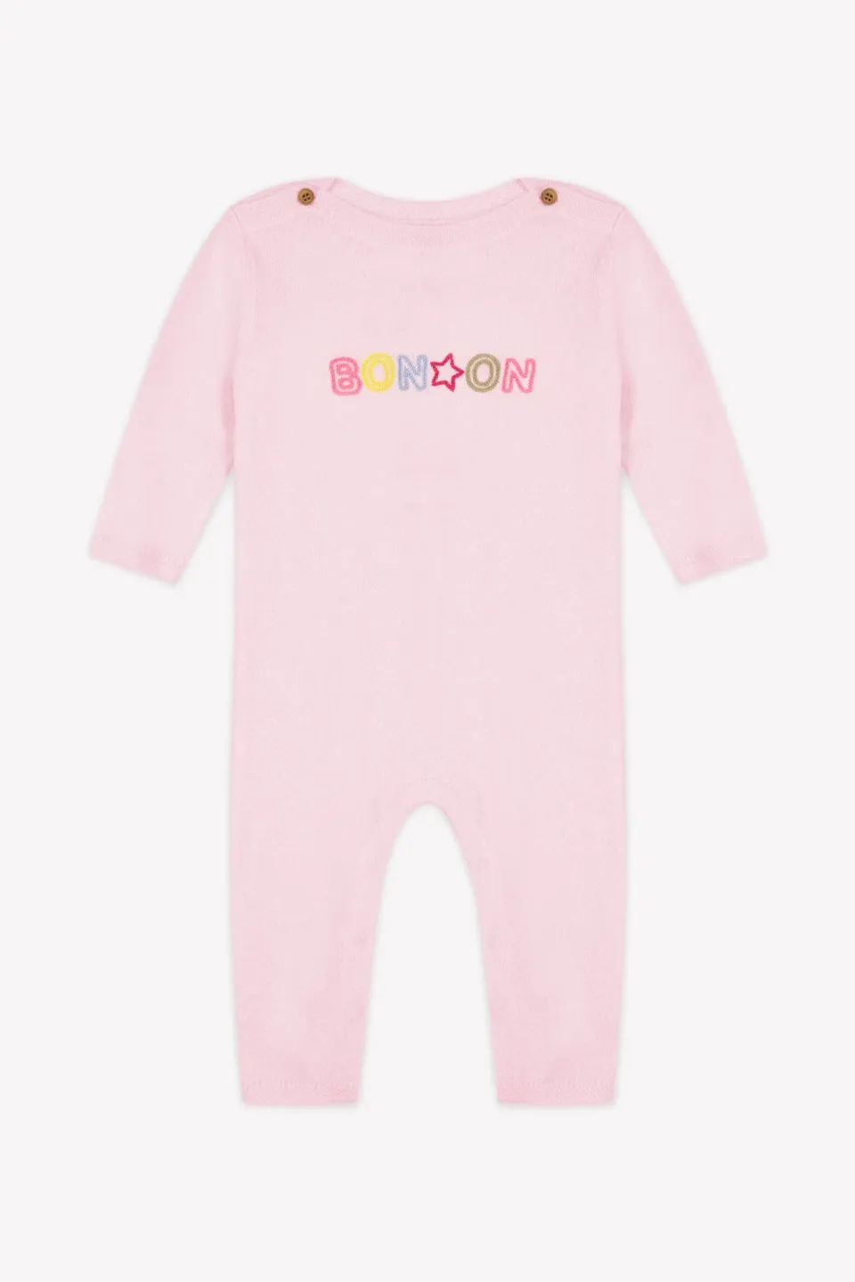 Bonton Cachcombi Rose Baby Cachemire heldragt