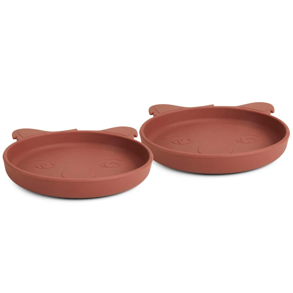 nuuroo Akila tallerken Mahogany silikone 2 stk.