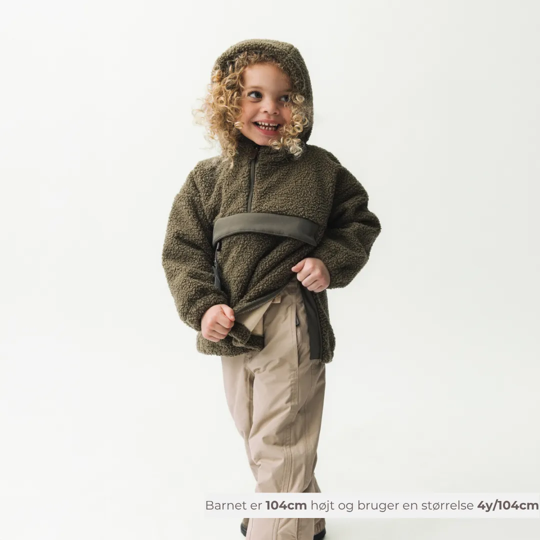 MINI A TURE Matarman sherpa anorak Capers Green vandtæt