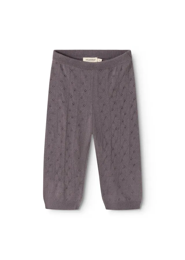 MarMar Jeans Pow strikbukser Plum Stem merino