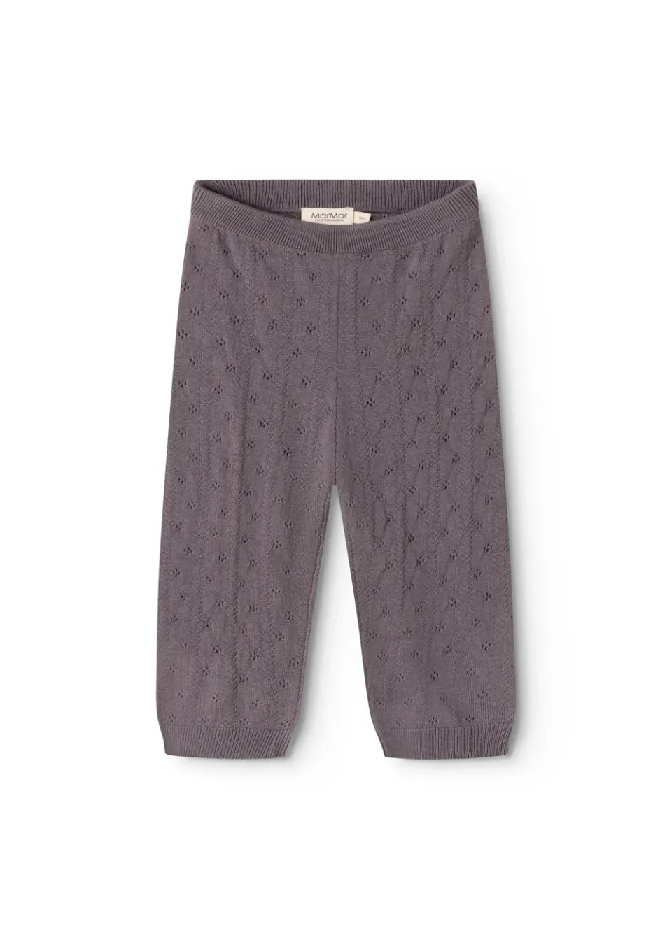 MarMar Jeans Pow strikbukser Plum Stem merino