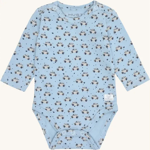 Hust & Claire HC Bebe Car bodystocking Baby Blue bomuld